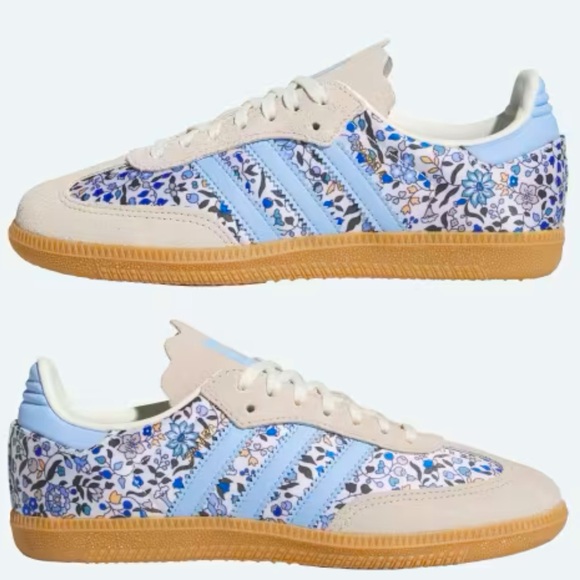 adidas Shoes - 🩵💐 ADIDAS SAMBA x LIBERTY LONDON 💐🩵